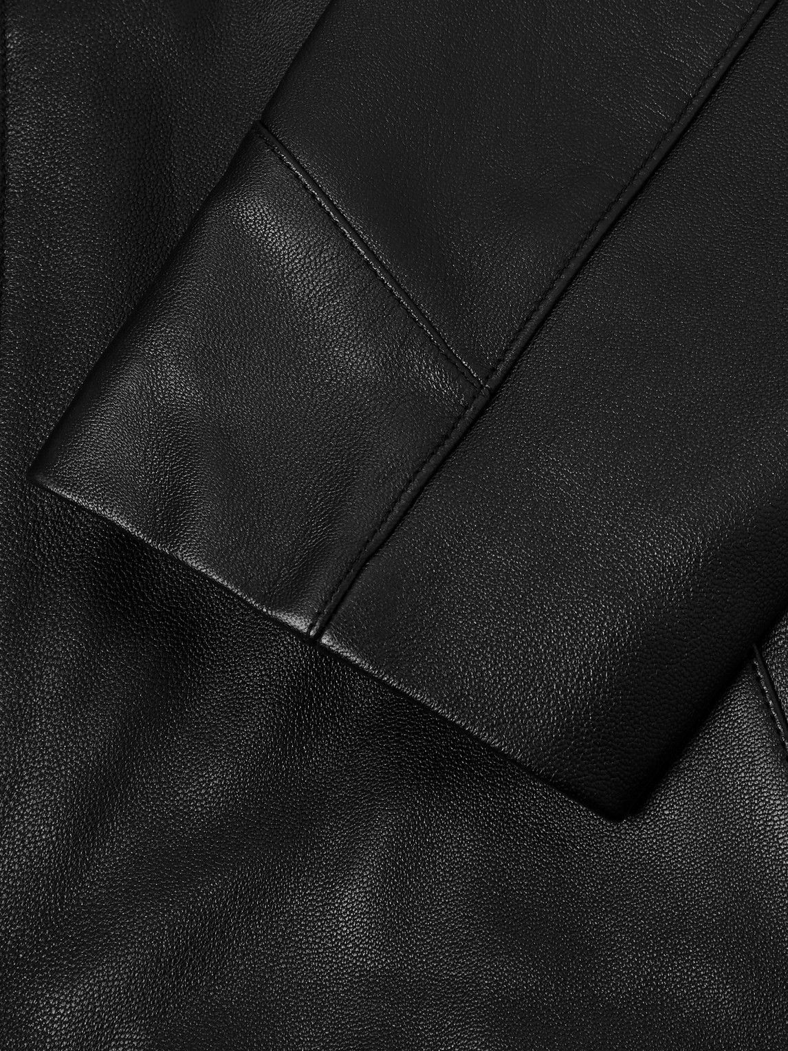AGOLDE - Chadwick Full-Grain Leather Jacket - Black