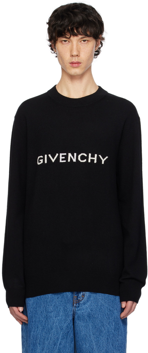 Givenchy Black Jacquard Sweater Givenchy