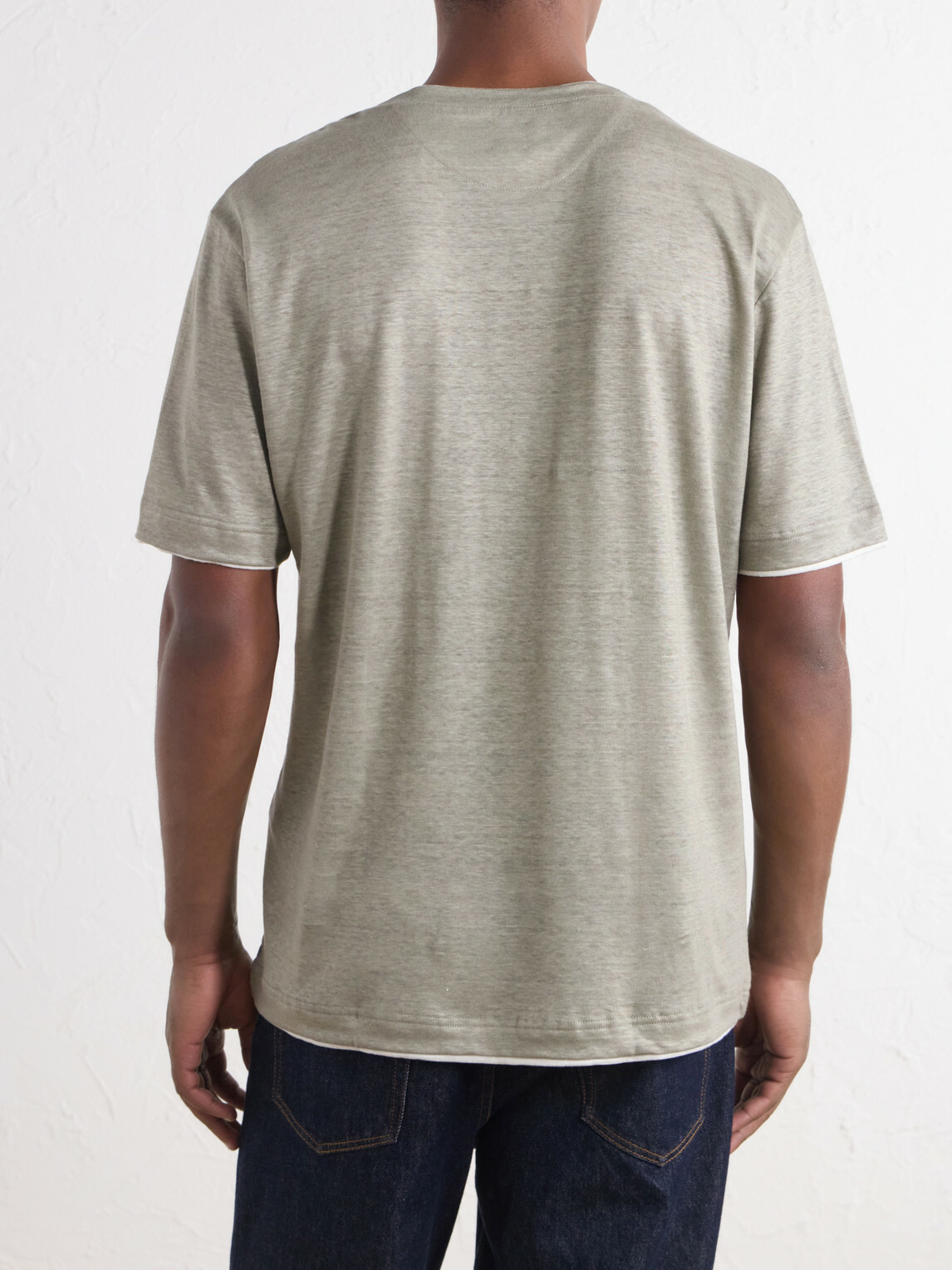 Eleventy - Linen T-Shirt - Green