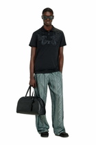 Diesel Cotton polo with embroidered patch - Polos Mens in Black