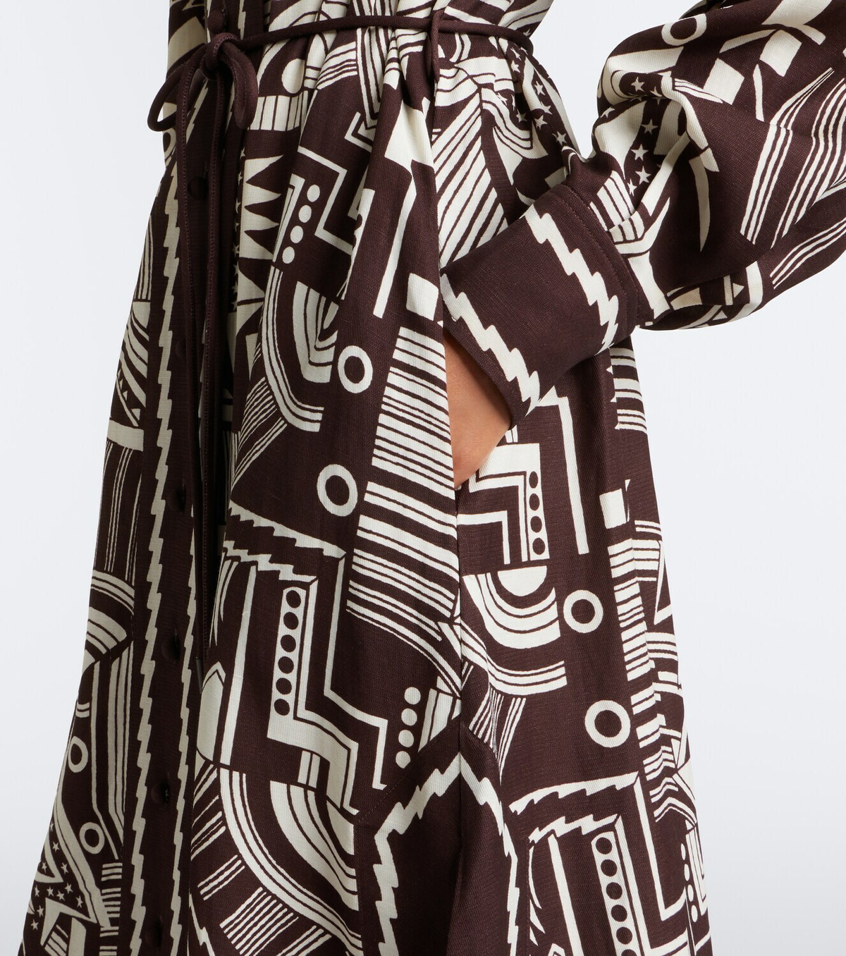 Alémais Lori printed shirt dress
