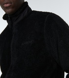 Burberry - Embroidered high-neck fleece jacket