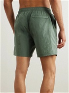 Belstaff - Clipper Straight-Leg Mid-Length Swim Shorts - Green