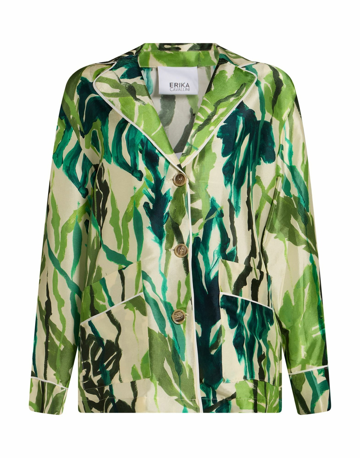 Erika Cavallini Womens Blazer in Green