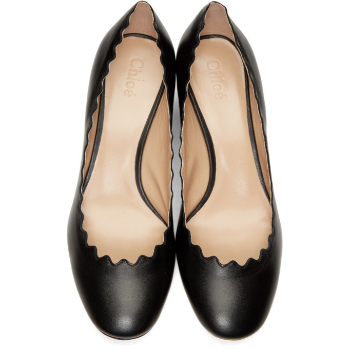 Chloe Black Nappa Lauren Heels