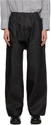 Jan-Jan Van Essche Black Four-Pocket Jeans
