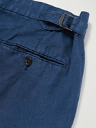 Polo Ralph Lauren - Straight-Leg Hemp-Twill Trousers - Blue