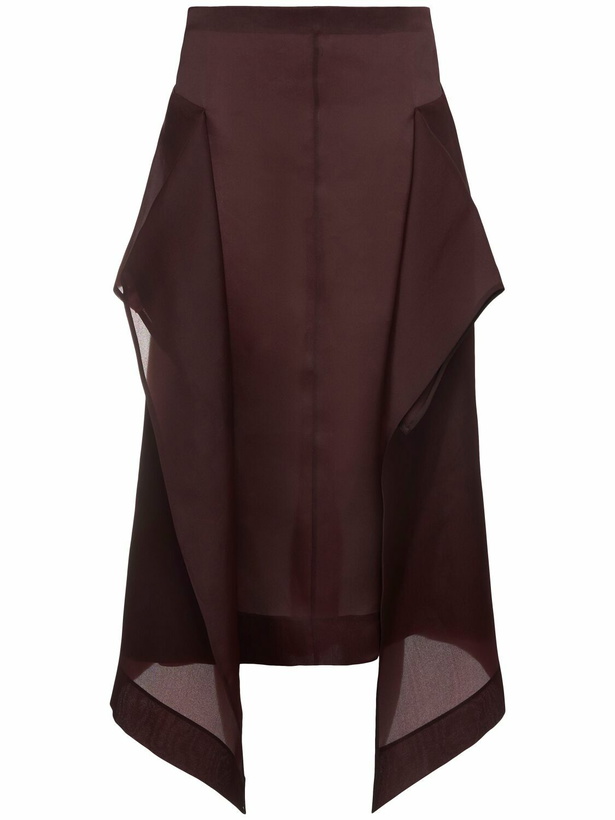 Photo: KHAITE Nina Layered Panel Midi Skirt