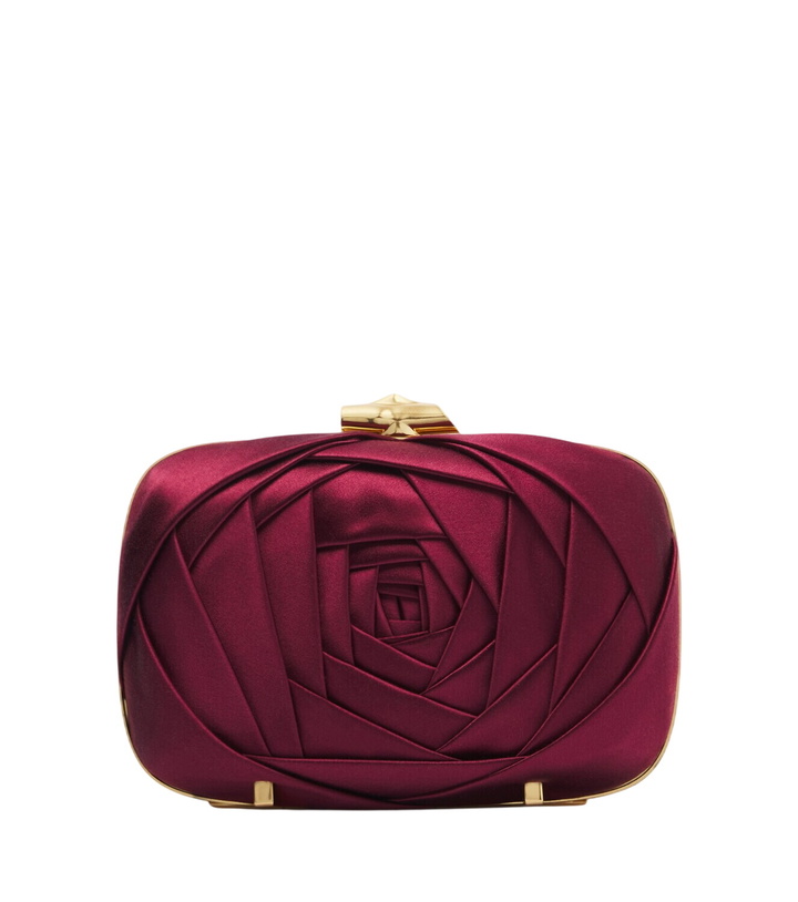 Photo: Roger Vivier Rose Vivier satin clutch
