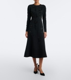 Carolina Herrera Embellished midi dress