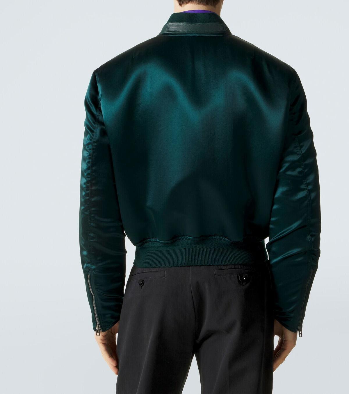 Tom Ford Satin bomber jacket