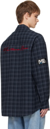 Martine Rose Navy Wallet Shirt