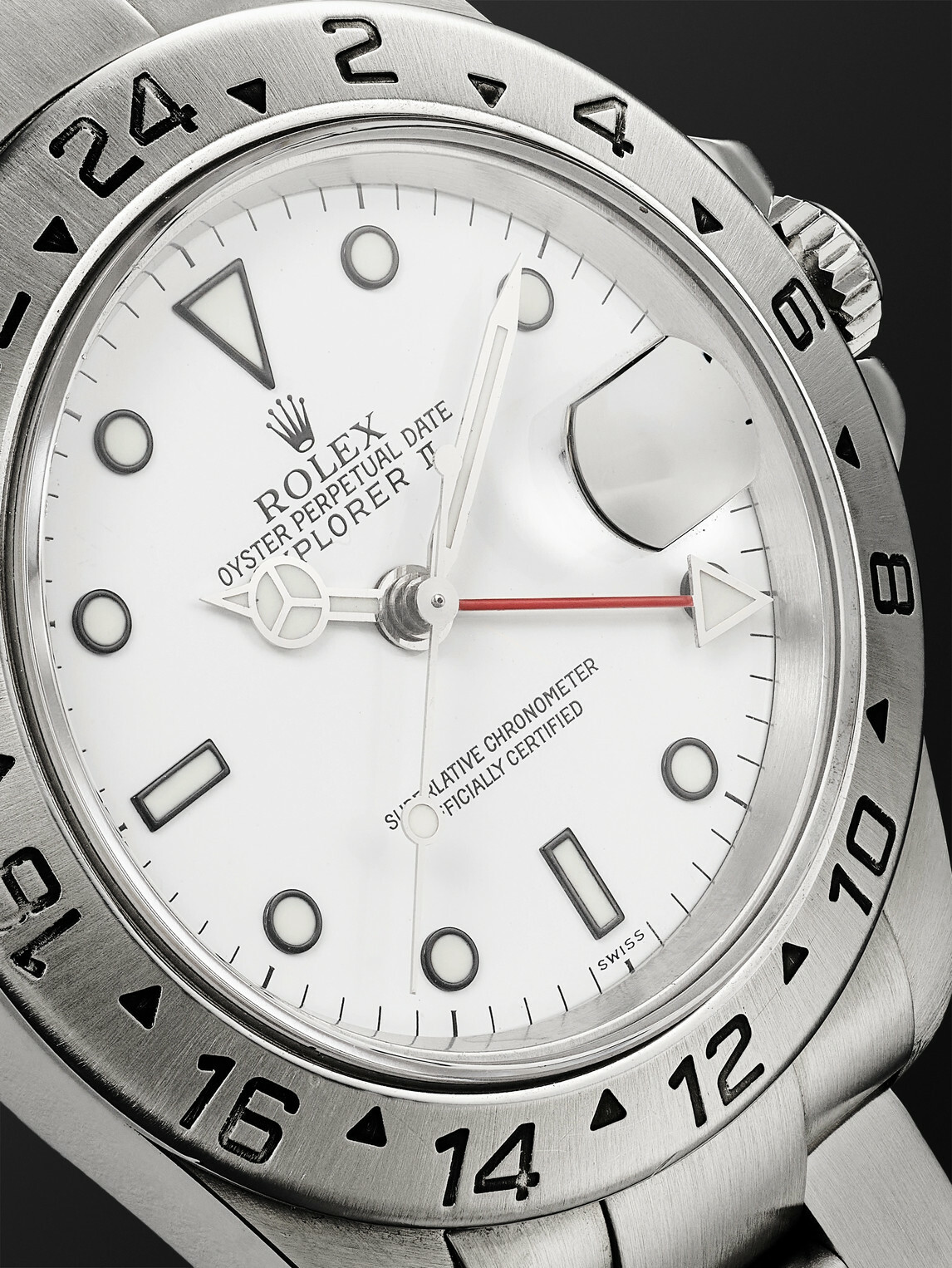 Stephanie Windsor - Pre-Owned 2002 Rolex Explorer II Automatic 40mm Stainless Steel Watch, Ref. No. 16570