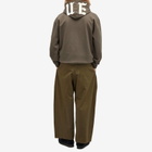 Uniform Experiment Men's Chenille UE Hoodie in Khaki