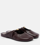 Loewe Pebble Soft leather mules