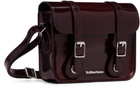 Dr. Martens Burgundy 7 Inch Faux-Leather Crossbody Bag