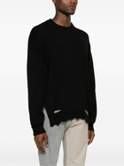 Helmut Lang Distressed Ribbed Sweater