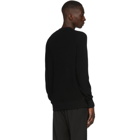 Z Zegna Black Bi-Fabric Sweater