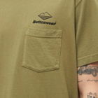 Battenwear Men's Team Pocket T-Shirt in Olive