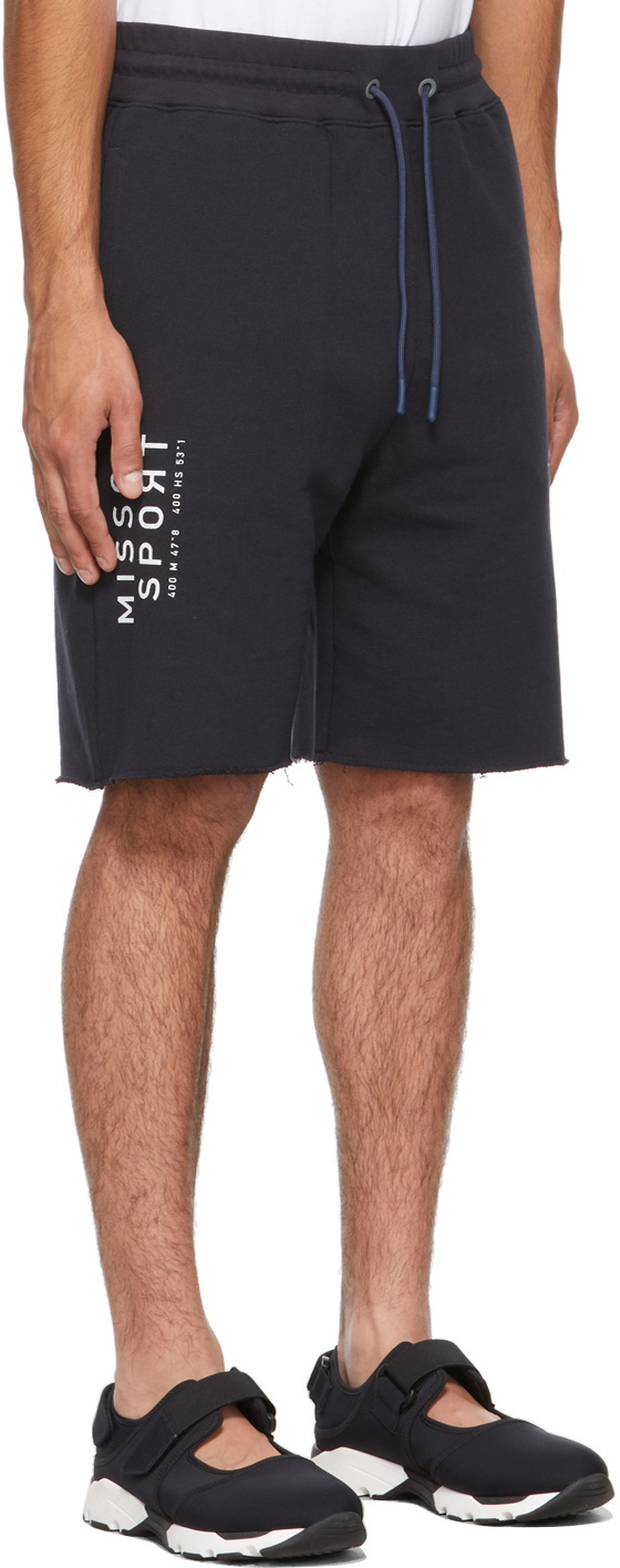 Missoni Sport Navy French Terry Shorts