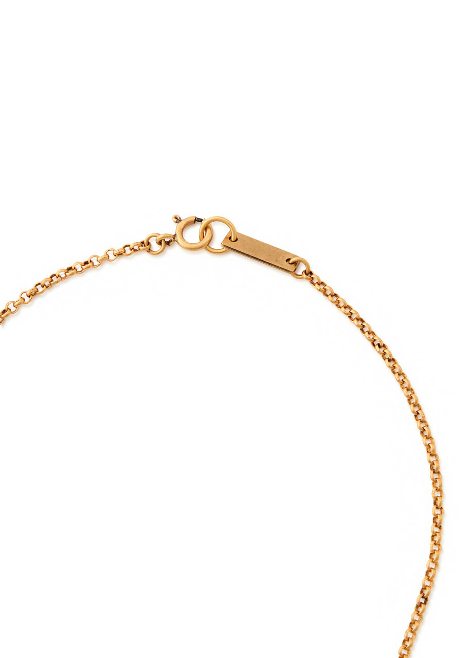 Isabel Marant Fringed Necklace - Brass - One Size