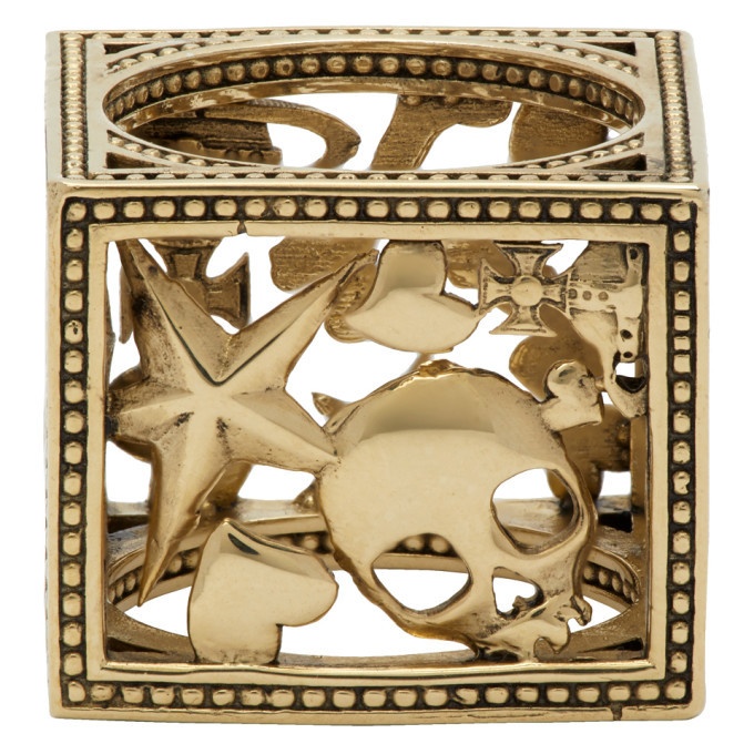 Photo: Vivienne Westwood Gold Square Aaron Ring
