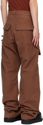 Rick Owens Brown Porterville Stefan Cargo Pants