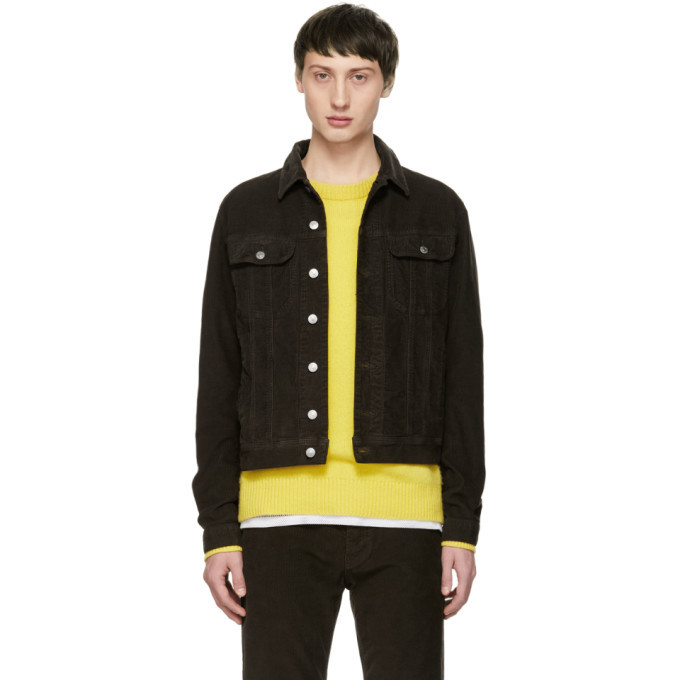 Photo: Acne Studios Brown Bla Konst Corduroy Tent Jacket