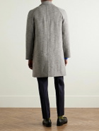 Paul Smith - Herringbone Wool-Blend Coat - Gray
