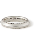 Jam Homemade - 15th Neo Small Engraved Sterling Silver Ring - Silver