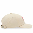 Human Made Men's Heart Patch Twill 6 Panel Cap in White 