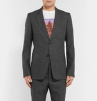 AMI - Grey Slim-Fit Unstructured Wool Suit Jacket - Gray