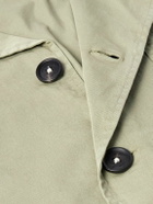 Massimo Alba - Florida Camp-Collar Stretch-Cotton Twill Overshirt - Green