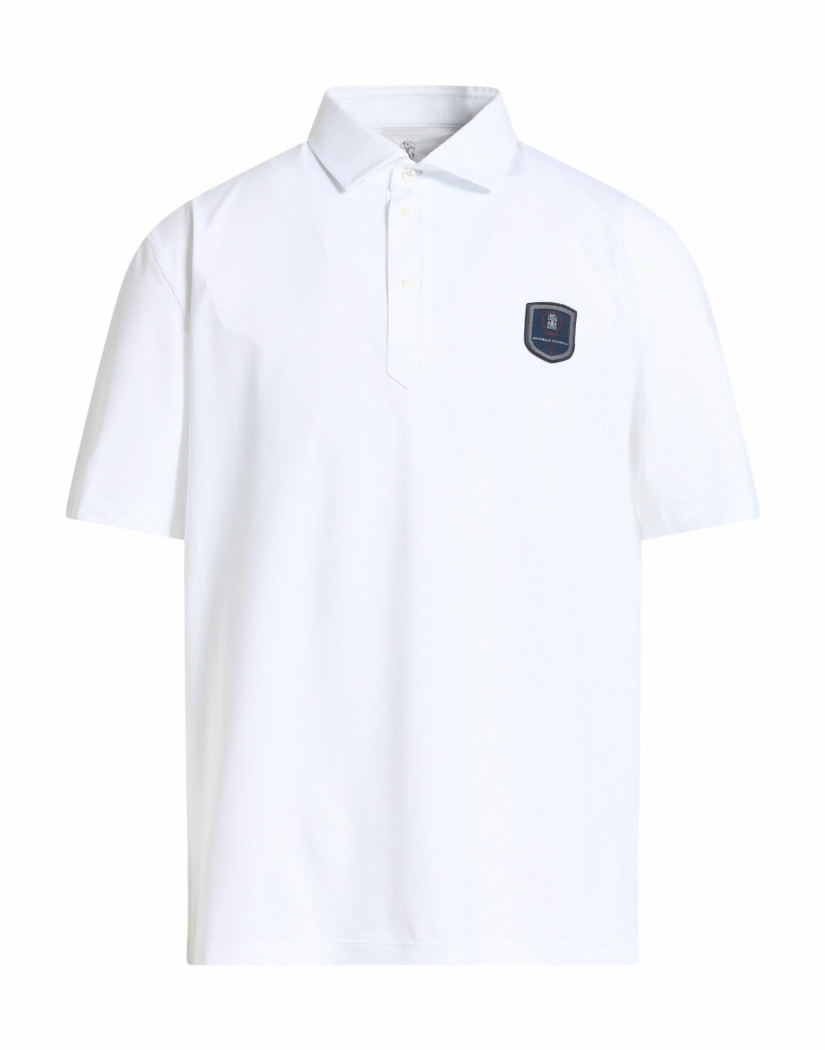 Brunello Cucinelli Mens Polo shirt in White
