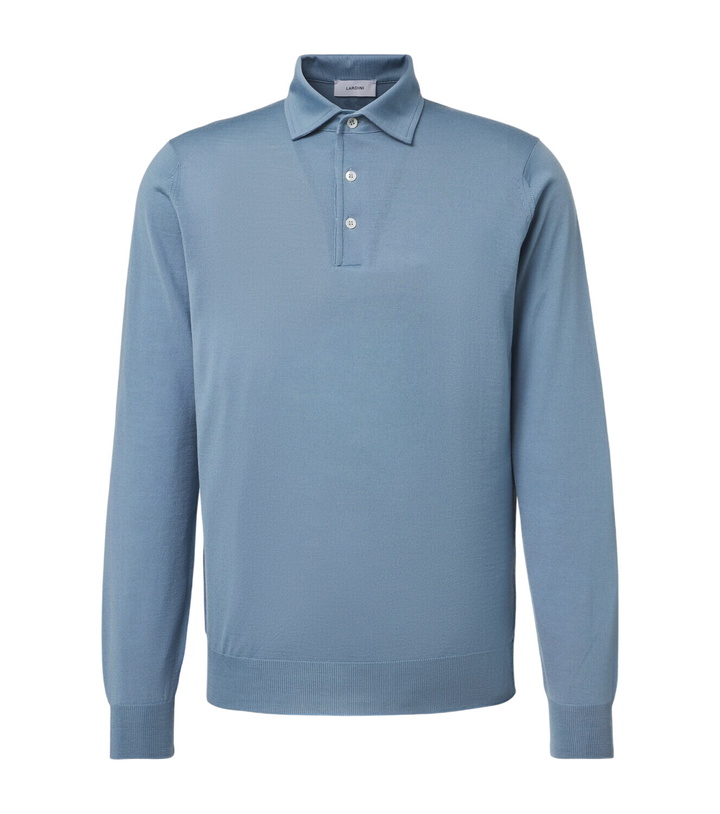 Photo: Lardini Wool polo sweater
