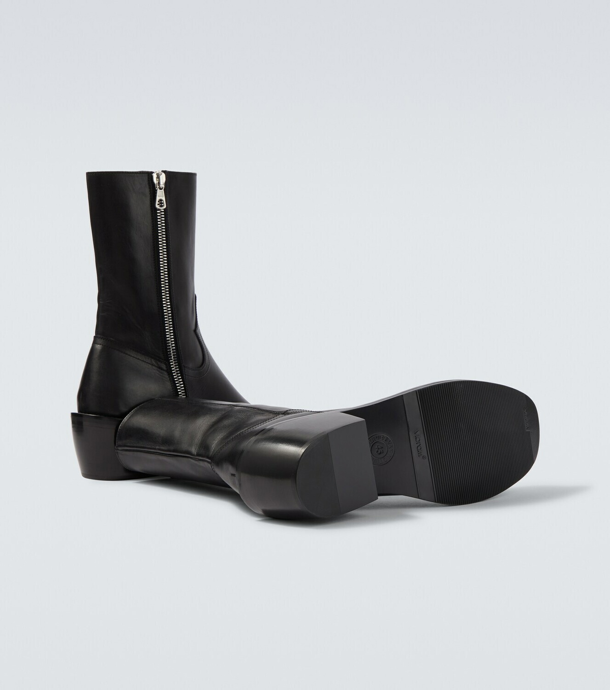Dries Van Noten Leather ankle boots