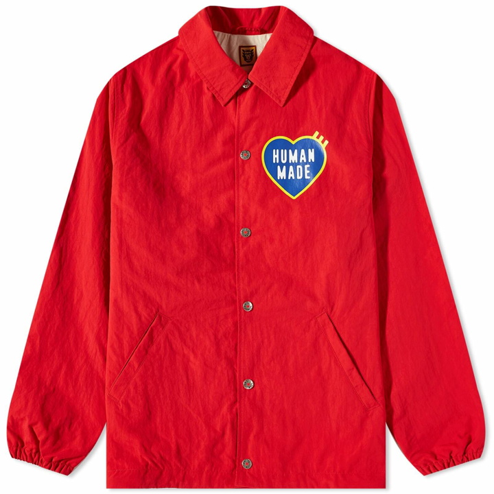 Photo: Human Made Men's Coach Jacket in Red