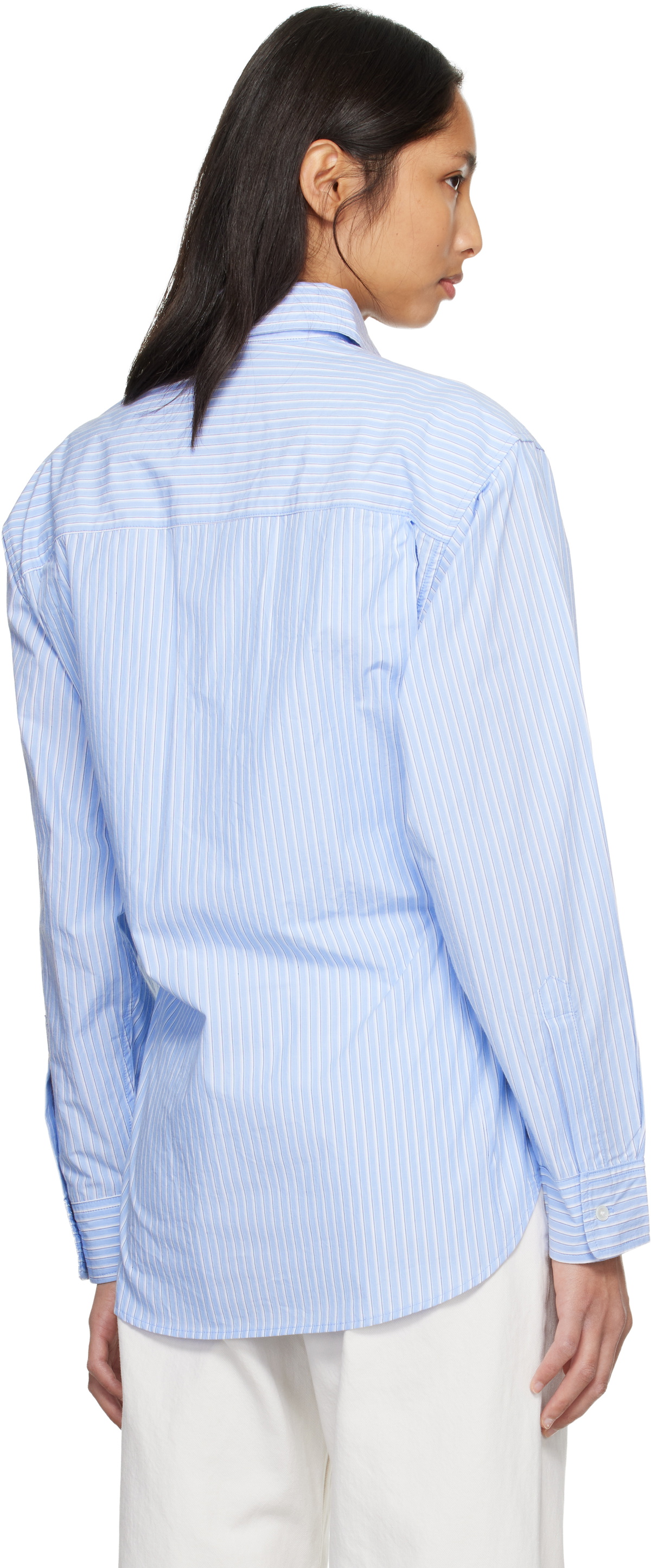 AGOLDE Blue Cinch Shirt