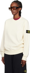 Stone Island Off-White 6100060 Organic Cotton Fleece Sweatshirt