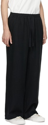 COMMAS Black Linen Trousers