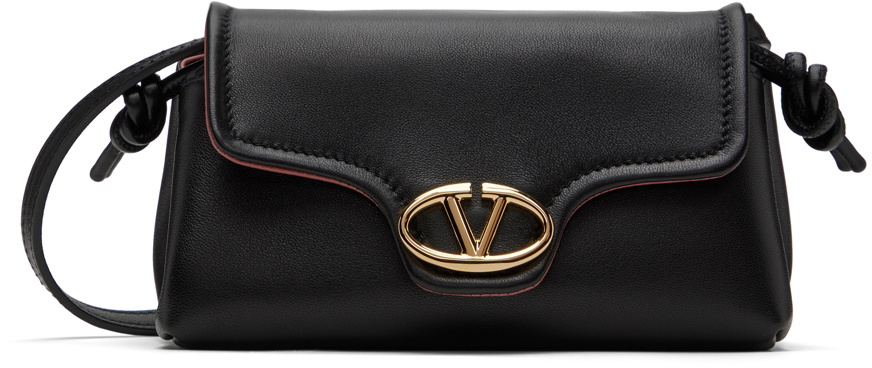 Valentino Garavani Black VLogo 1960 Nappa Leather Mini Bag