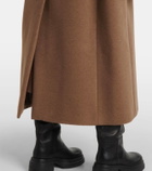 Max Mara Fragore wool and cashmere-blend wrap coat