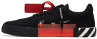 Off-White Black Vulcanized Sneakers