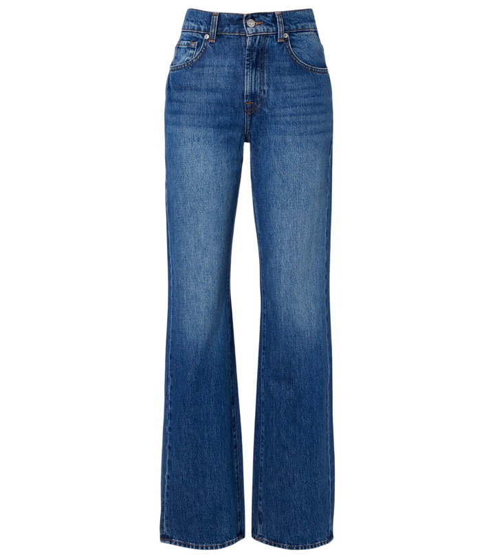 Photo: 7 For All Mankind Tess straight jeans