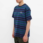 WTAPS Men's Jam 01 Stripe T-Shirt in Blue