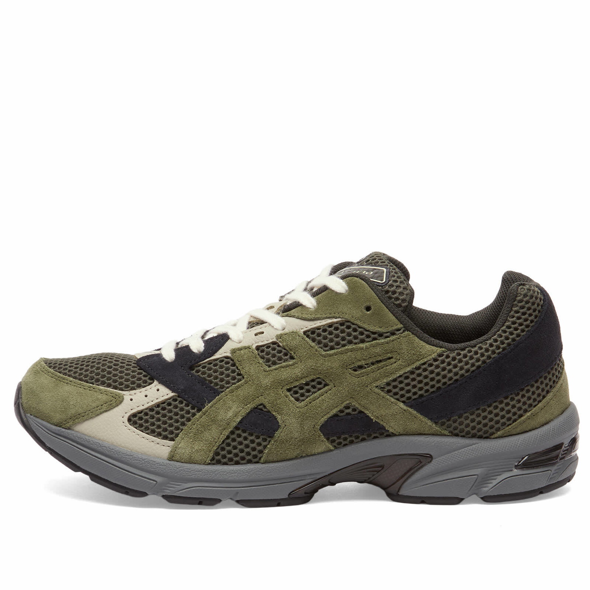 Asics GEL-1130 in Olive Canvas/Smog Green
