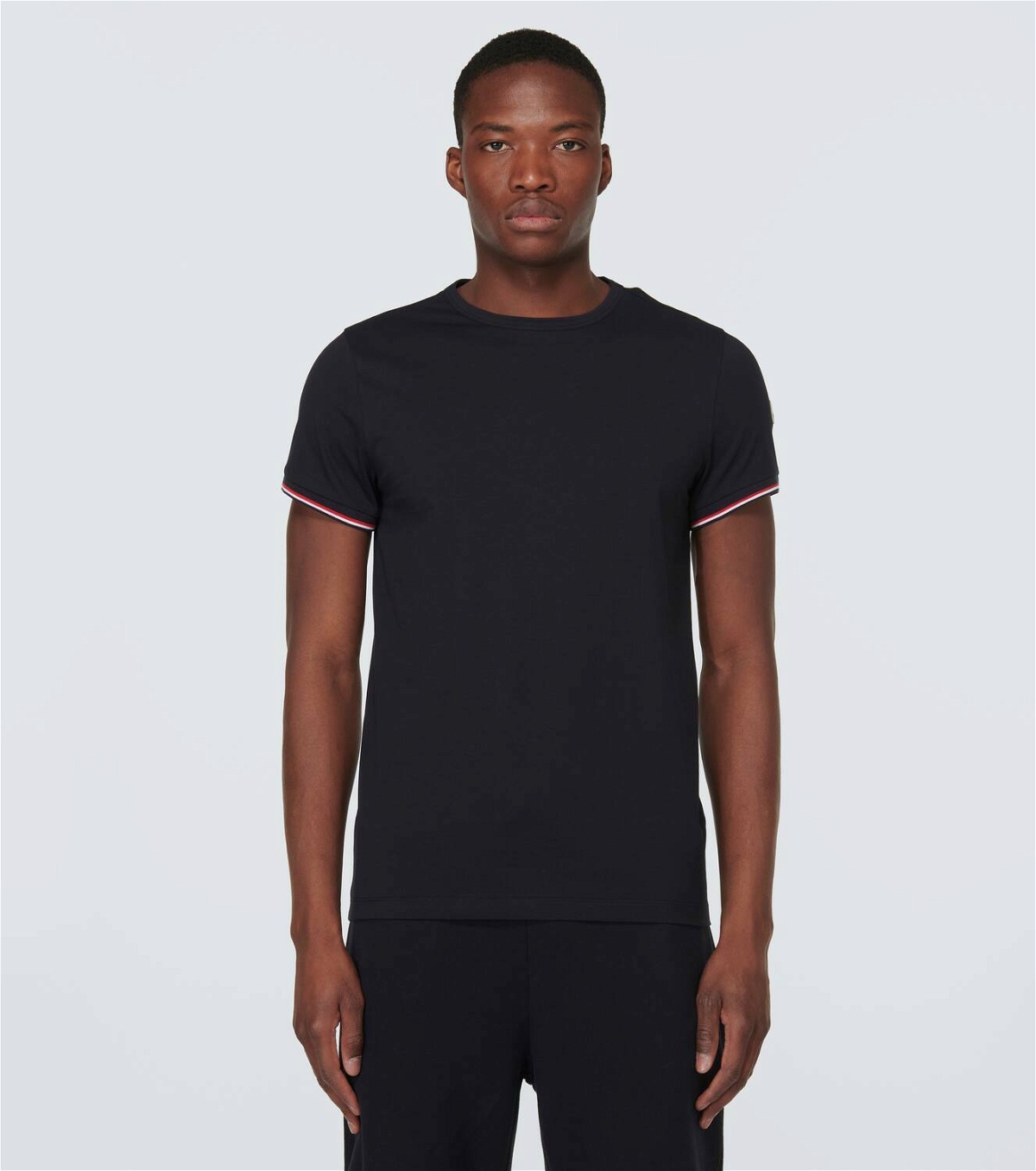 Moncler Cotton-blend jersey T-shirt Moncler