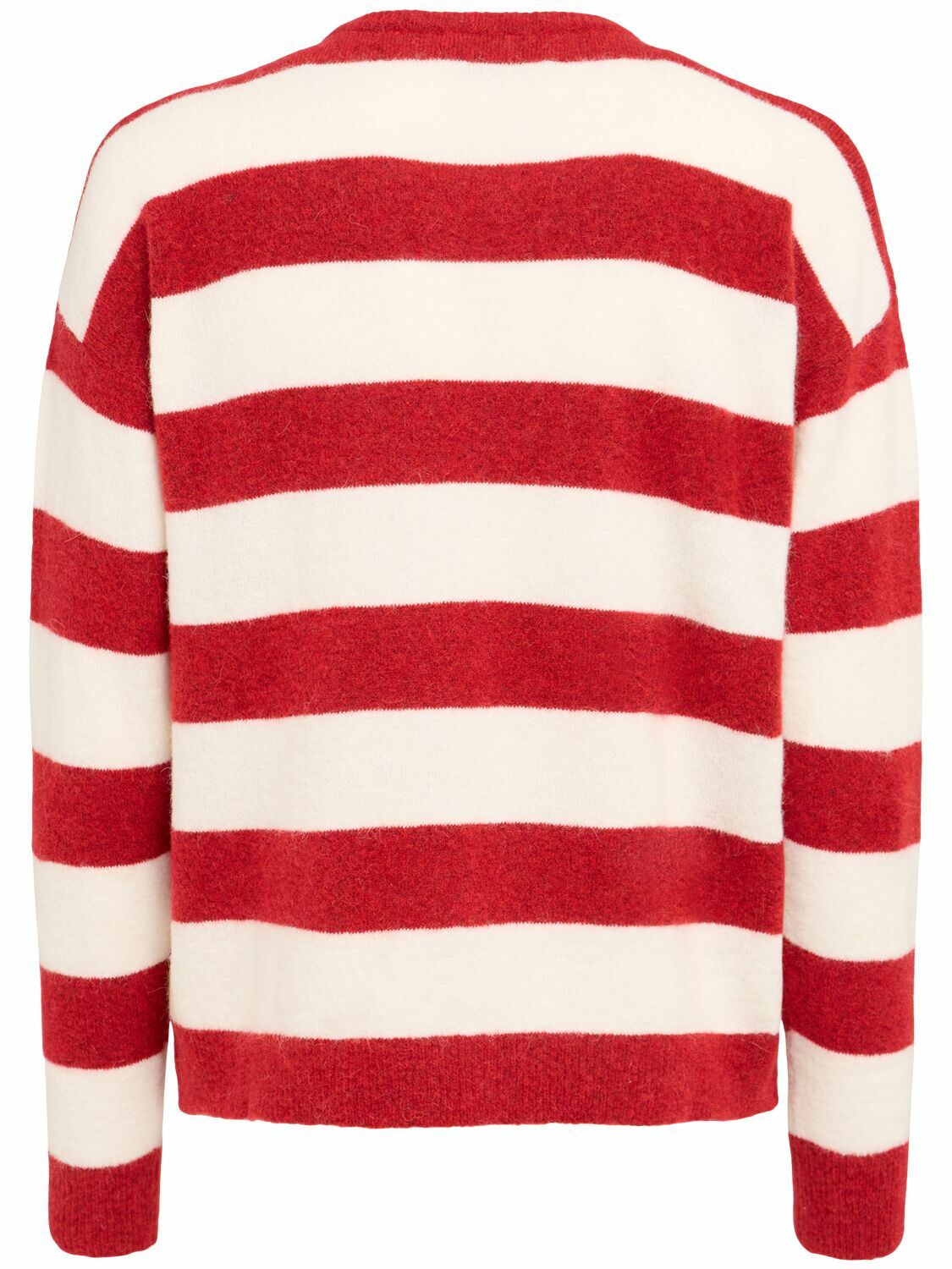 FIORUCCI Striped Crewneck Alpaca Blend Sweater