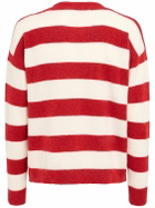 FIORUCCI Striped Crewneck Alpaca Blend Sweater