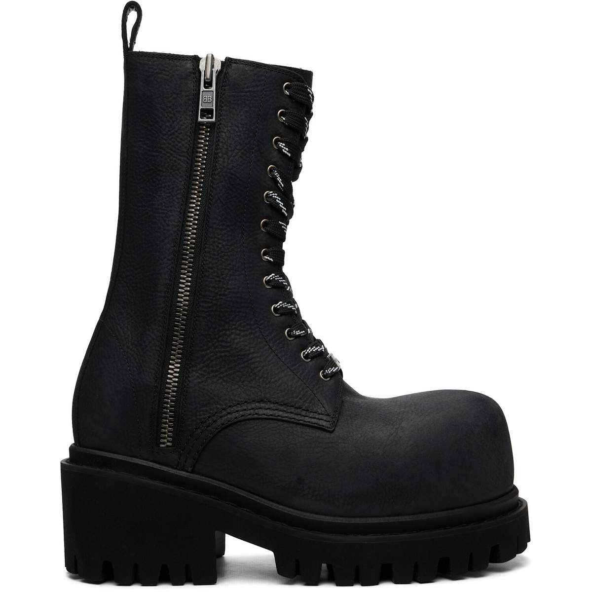 Balenciaga Black Stomper Boots